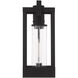 Delancey 1 Light 18.88 inch Black Outdoor Post Top Lantern