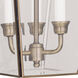 Westover 3 Light 23.25 inch Antique Brass Outdoor Wall Lantern