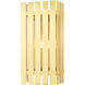 Greenwich 1 Light 17 inch Satin Brass Outdoor Wall Lantern