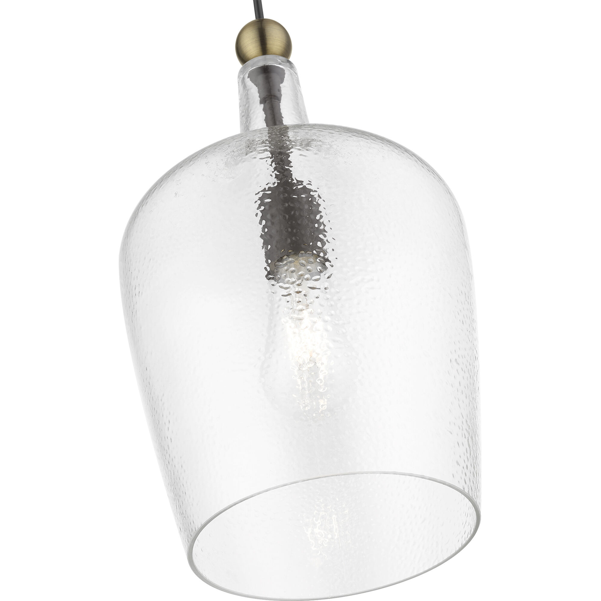 Avery 1 Light 9 inch Bronze with Antique Brass Accent Single Pendant Ceiling Light, Single