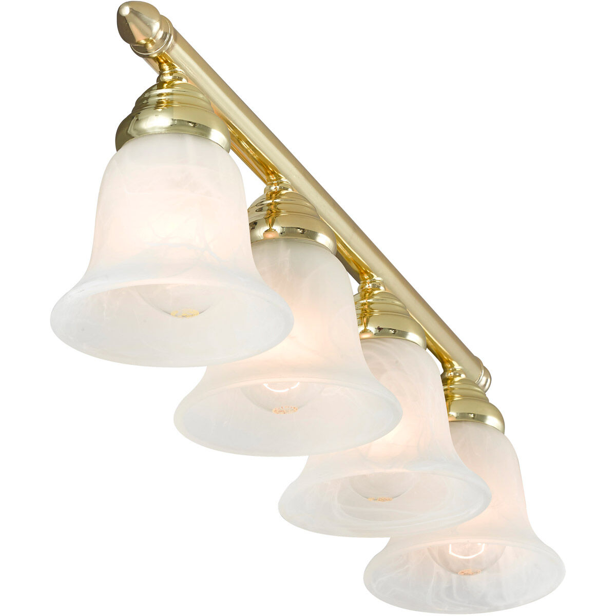 Neptune 4 Light 24 inch Polished Brass Bath Vanity Wall Light