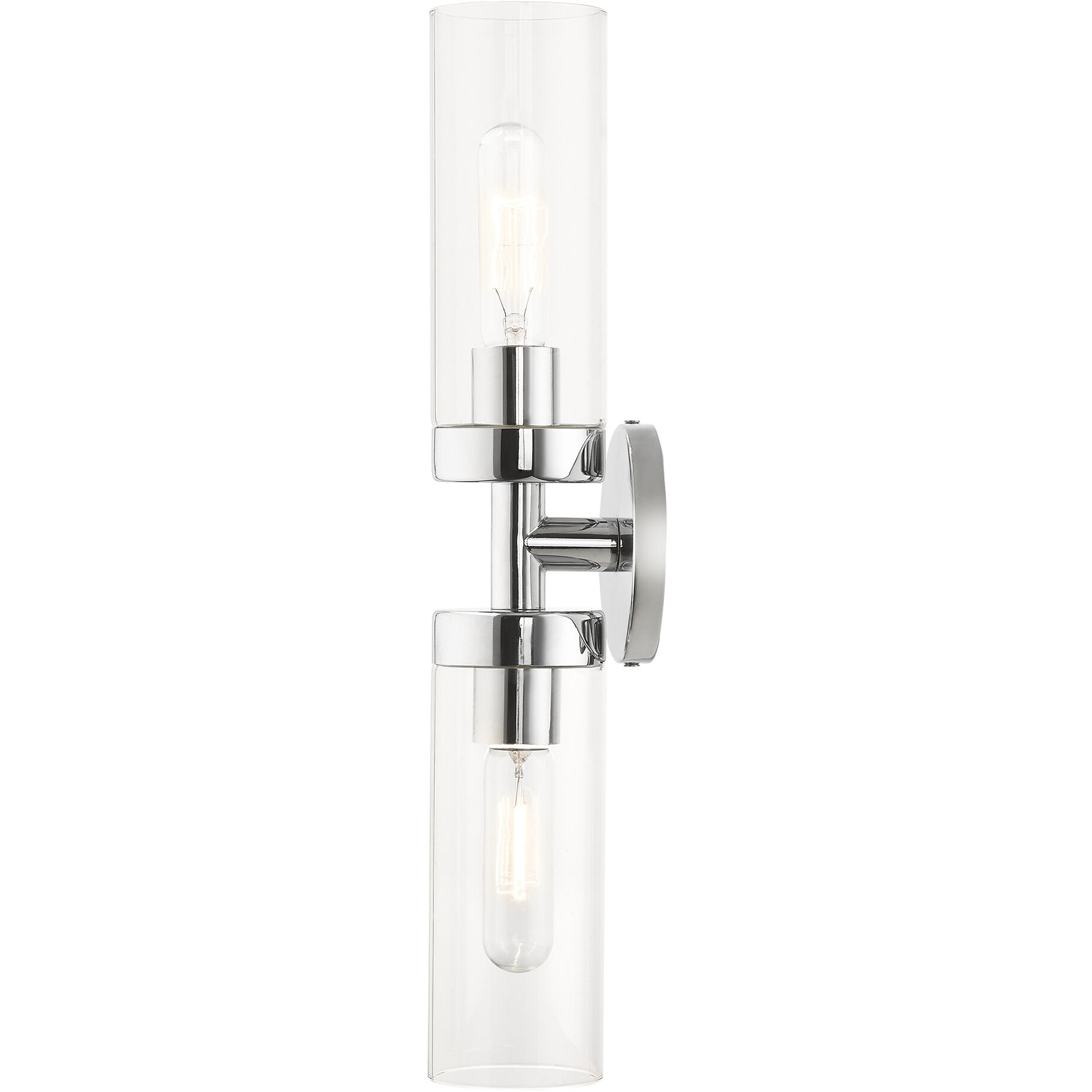 Ludlow 2 Light 4.25 inch Polished Chrome Vanity Sconce Wall Light