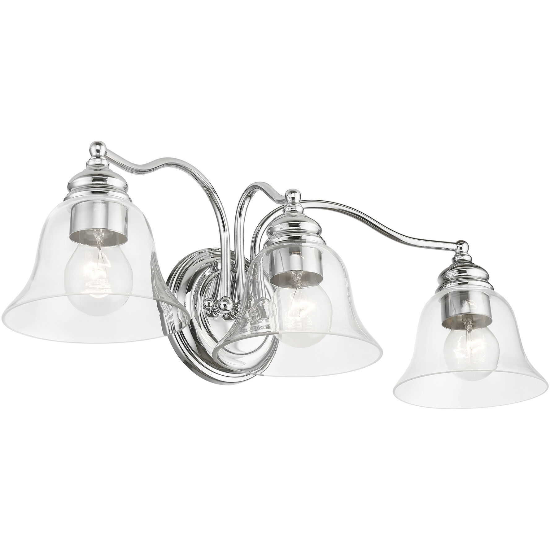 Moreland 3 Light 24 inch Polished Chrome Vanity Sconce Wall Light