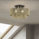 Acordia 3 Light 15 inch English Bronze Semi Flush Mount Ceiling Light, Large