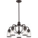 Lawrenceville 5 Light 24 inch Bronze Dinette Chandelier Ceiling Light