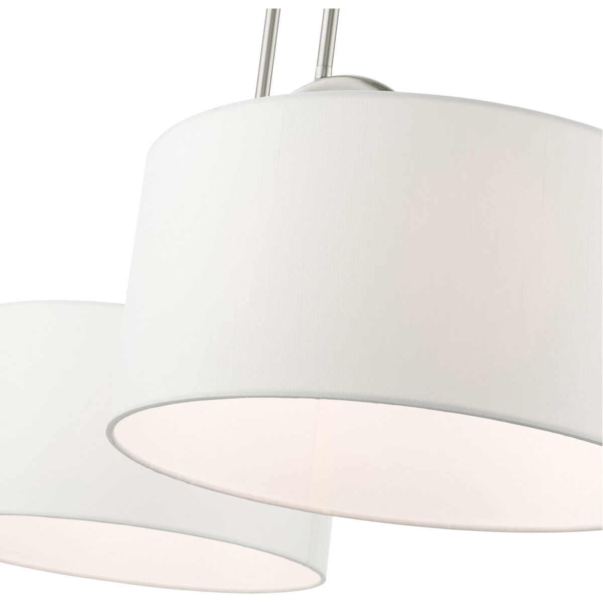 Meridian 2 Light 35 inch Brushed Nickel Linear Chandelier Ceiling Light