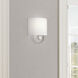 Stratton 1 Light 9 inch Brushed Nickel ADA Wall Sconce Wall Light