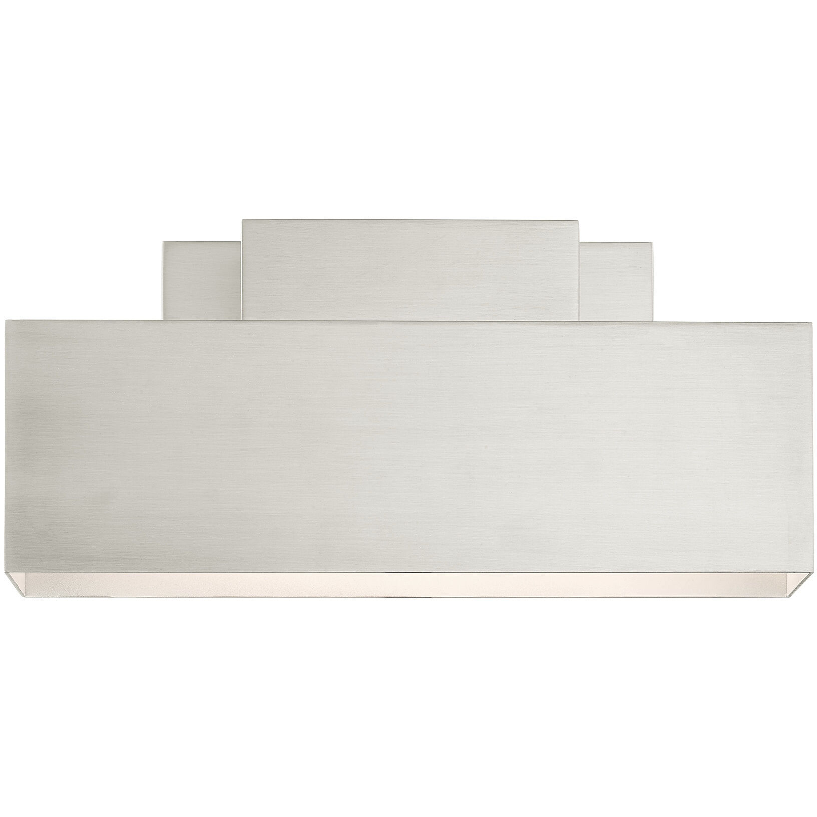 Lynx 2 Light 7 inch Brushed Nickel Outdoor ADA Wall Sconce