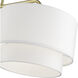 Manorwood 2 Light 35 inch Soft Gold Linear Chandelier Ceiling Light