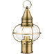 Newburyport 1 Light 15 inch Antique Brass Medium Outdoor Post Top Lantern