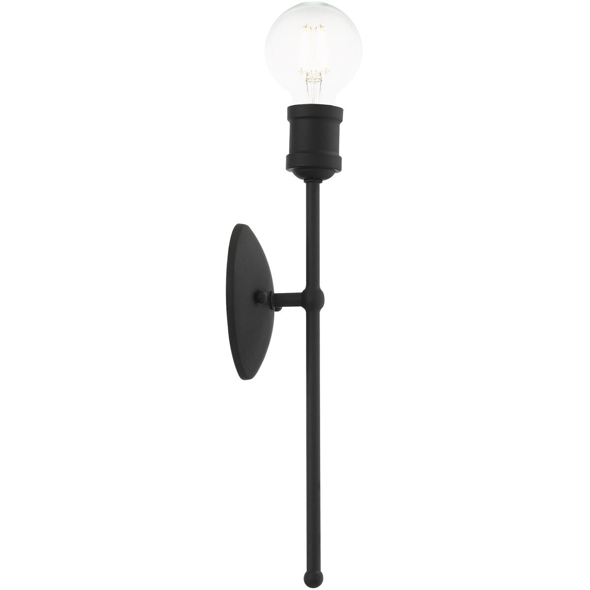 Lansdale 1 Light 5 inch Black ADA Sconce Wall Light