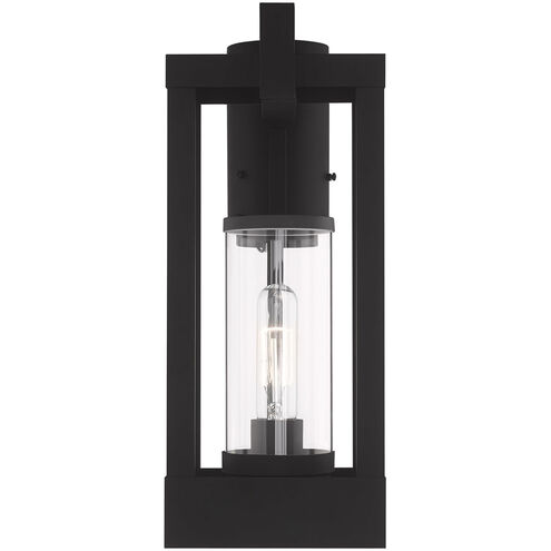 Delancey 1 Light 15 inch Black Outdoor Post Top Lantern