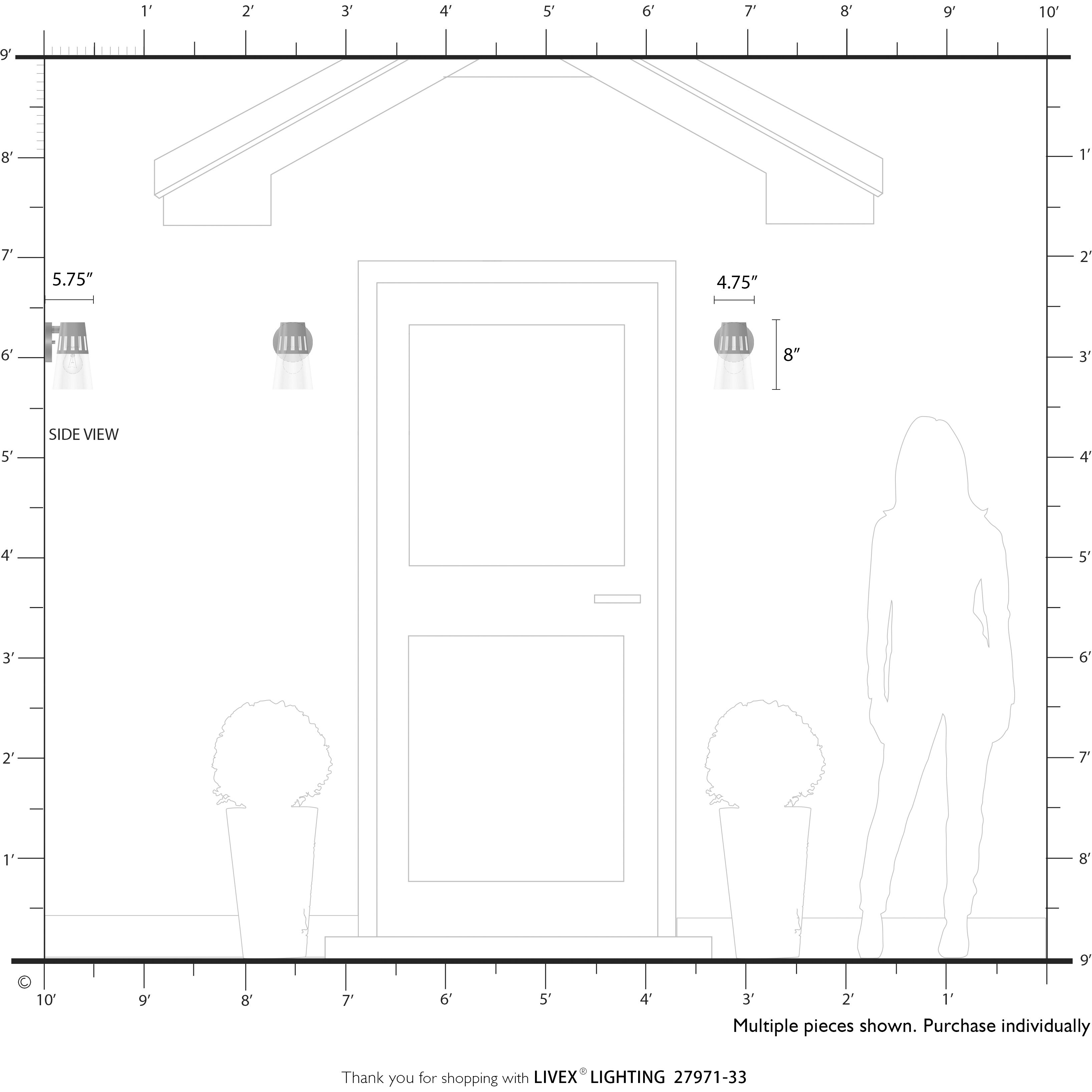 Covington 1 Light 8 inch Soft Gold Outdoor Wall Lantern, Small