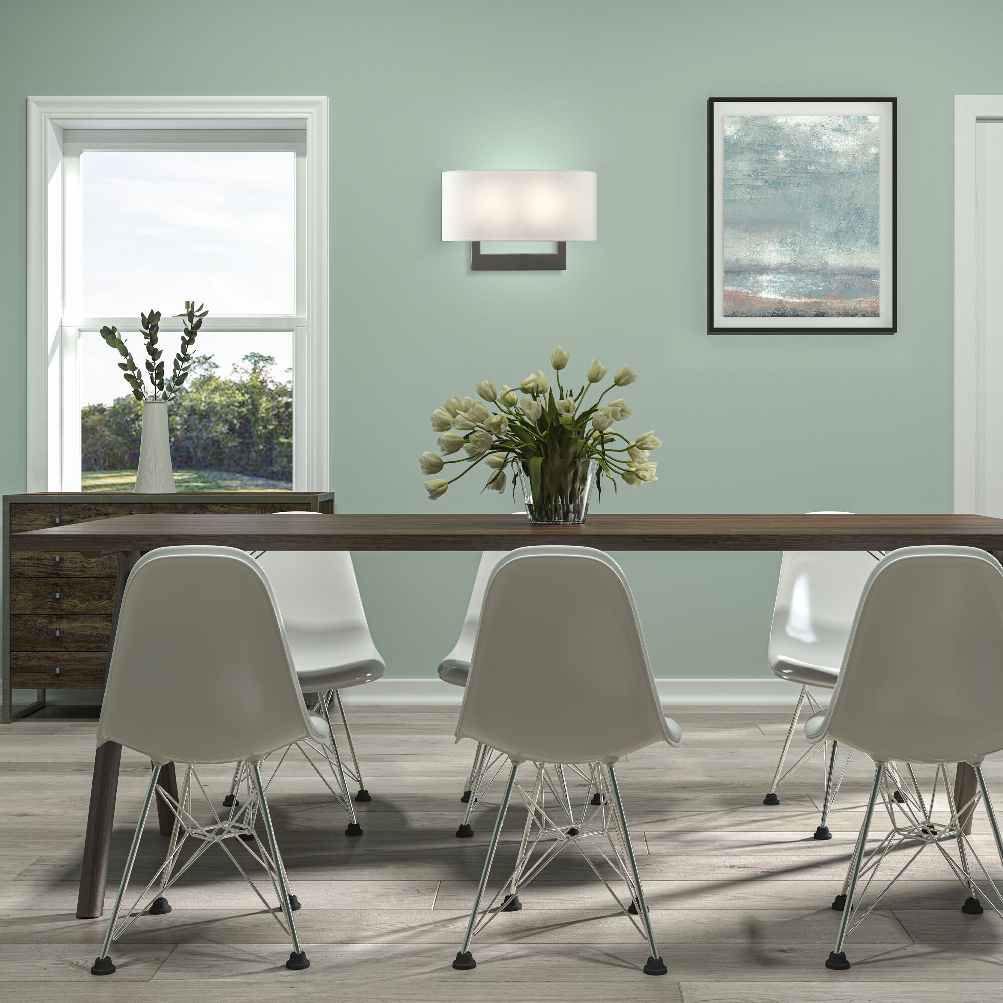 Allison 2 Light 15 inch Bronze ADA Wall Sconce Wall Light, Large