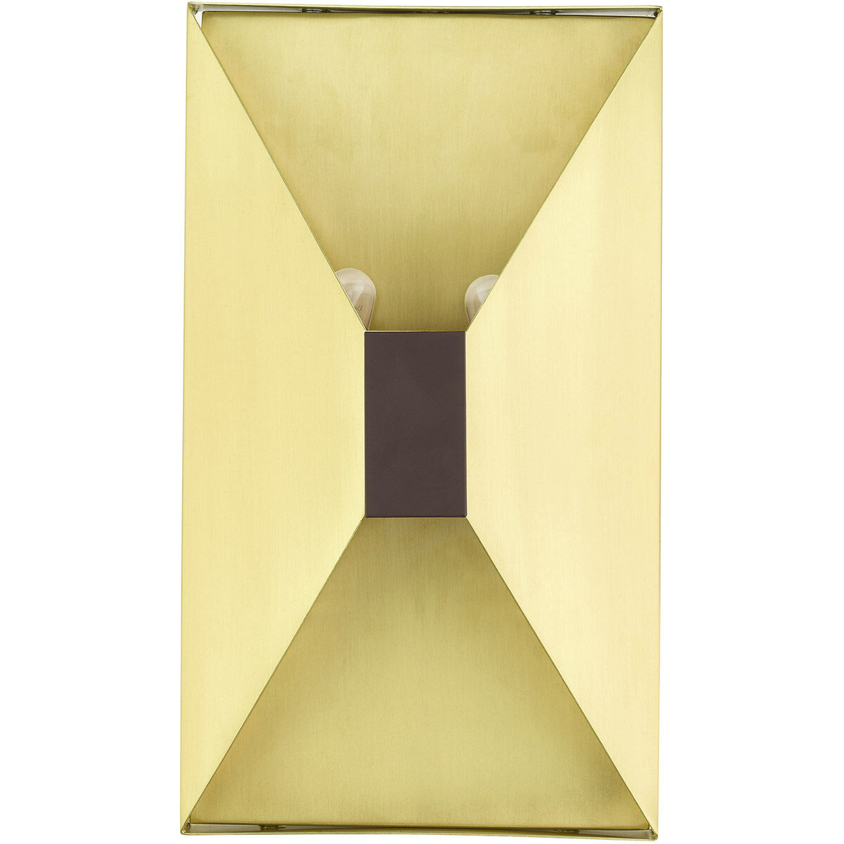 Lexford 2 Light 7 inch Satin Brass ADA ADA Sconce Wall Light