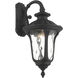 Oxford 1 Light 16 inch Textured Black Outdoor Wall Lantern