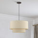 Bellingham 3 Light 20 inch Bronze Pendant Ceiling Light