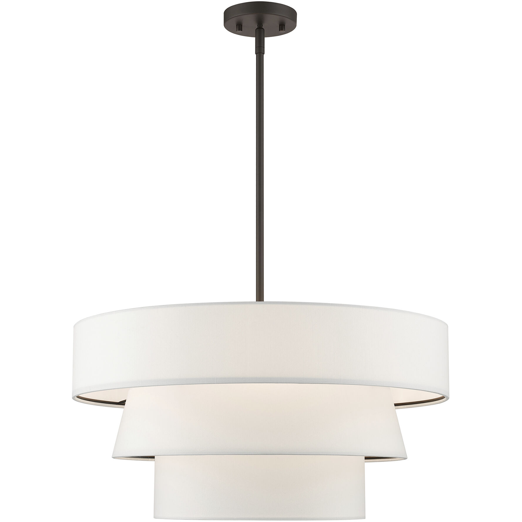 Warrenville 4 Light 23 inch Bronze Pendant Chandelier Ceiling Light