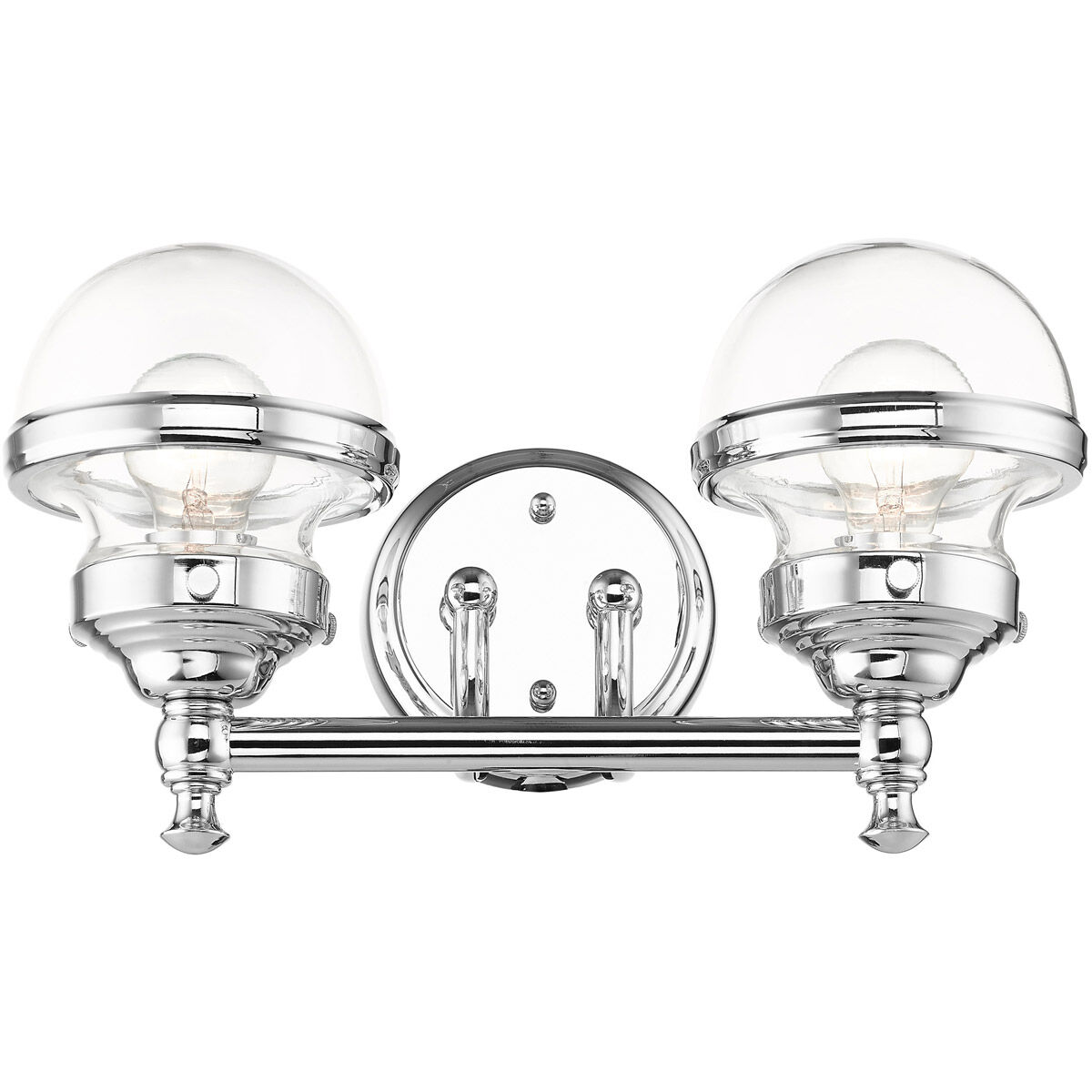Oldwick 2 Light 15 inch Polished Chrome Vanity Sconce Wall Light