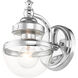 Oldwick 1 Light 6 inch Polished Chrome Vanity Sconce Wall Light