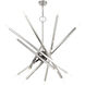 Monaco 14 Light 40 inch Brushed Nickel Foyer Chandelier Ceiling Light