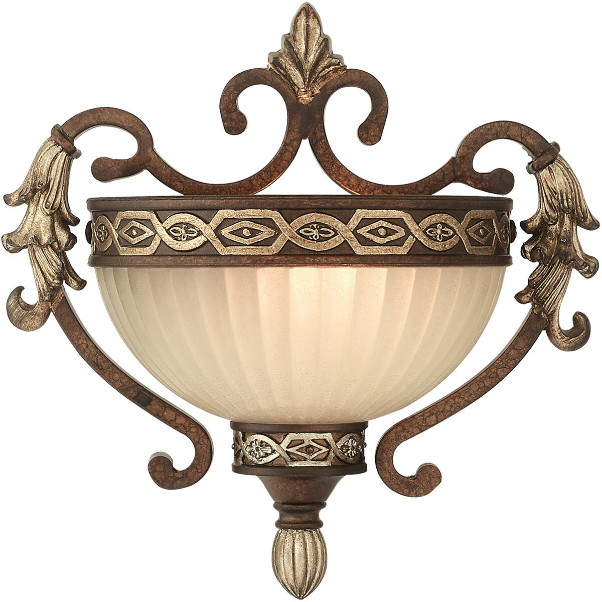 Seville 1 Light 10 inch Palacial Bronze with Gilded Accents Wall Sconce Wall Light