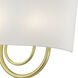 Stratton 2 Light 13 inch Soft Gold ADA Wall Sconce Wall Light