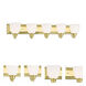 Springfield 5 Light 36 inch Polished Brass Bath Vanity Wall Light