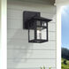 Crestlake 1 Light 8.5 inch Textured Black Outdoor Wall Lantern