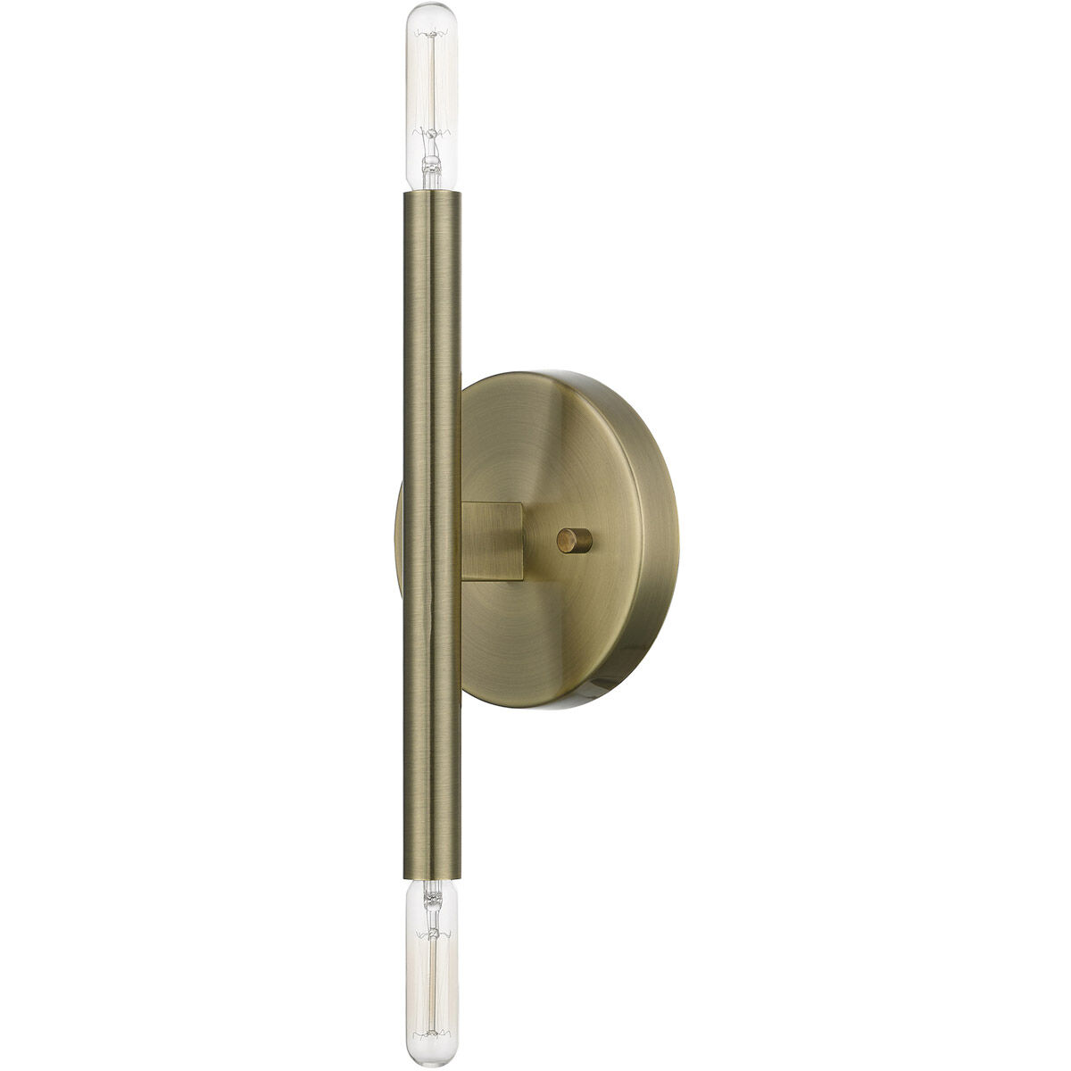Copenhagen 2 Light 5 inch Antique Brass ADA ADA Wall Sconce Wall Light