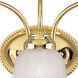 Edgemont 3 Light 23.5 inch Polished Brass Bath Vanity Wall Light