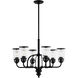 Lawrenceville 6 Light 26 inch Black Chandelier Ceiling Light