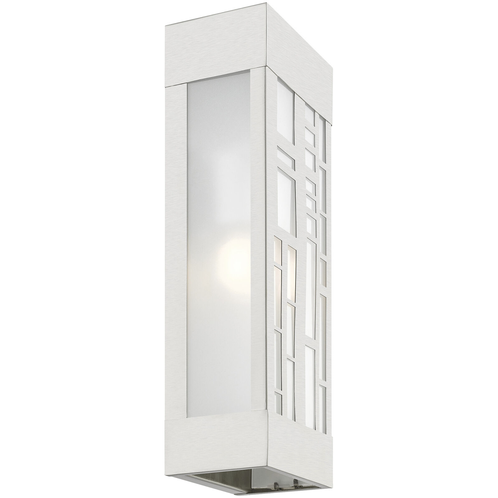 Malmo 2 Light 17 inch Brushed Nickel Outdoor Sconce