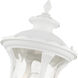 Oxford 1 Light 19 inch Textured White Outdoor Wall Lantern