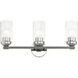 Whittier 3 Light 22 inch Polished Chrome Vanity Sconce Wall Light