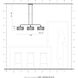Acordia 3 Light 12 inch English Bronze Extra Large Linear Chandelier Ceiling Light, Extra Large