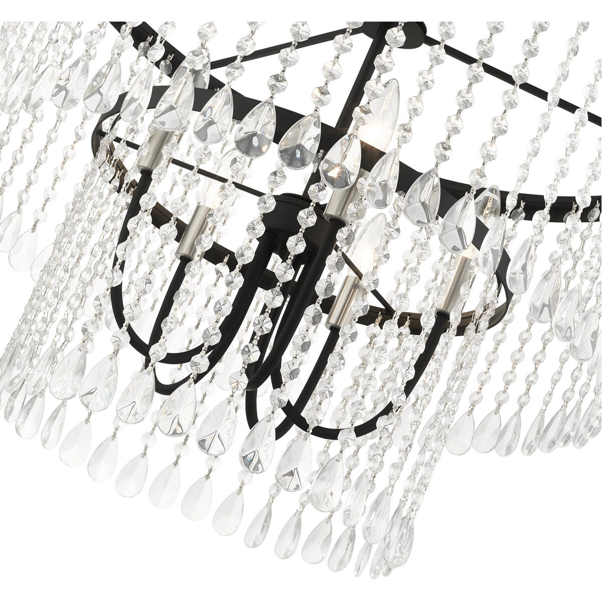 Elizabeth 5 Light 24 inch Black Pendant Chandelier Ceiling Light