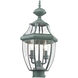 Monterey 2 Light 22 inch Verdigris Outdoor Post Top Lantern