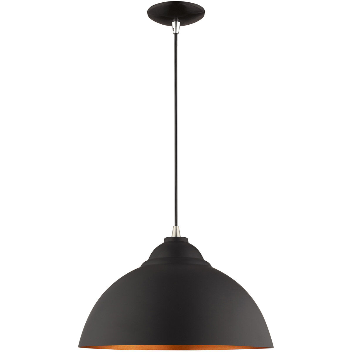 Allison 1 Light 16 inch Black Mini Pendant Ceiling Light