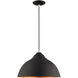 Allison 1 Light 16 inch Black Mini Pendant Ceiling Light
