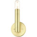 Copenhagen 1 Light 5.13 inch Satin Brass ADA Wall Sconce Wall Light, Single