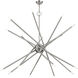 Soho 16 Light 50 inch Brushed Nickel Foyer Chandelier Ceiling Light