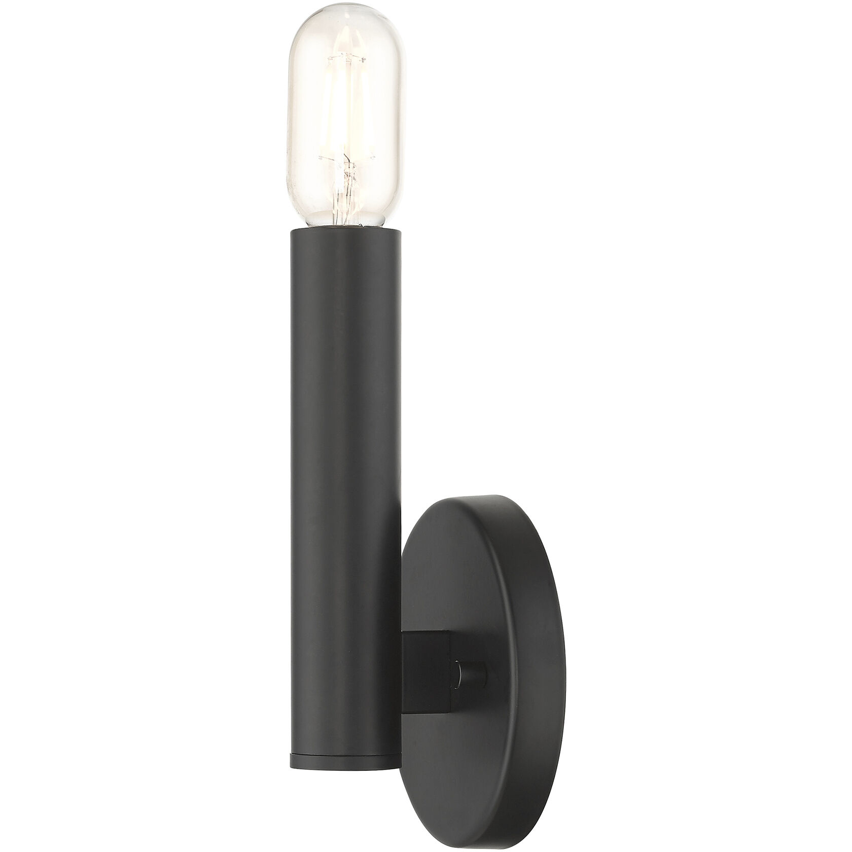 Copenhagen 1 Light 5.13 inch Black ADA Wall Sconce Wall Light, Single
