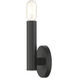 Copenhagen 1 Light 5.13 inch Black ADA Wall Sconce Wall Light, Single