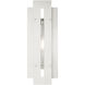 Utrecht 1 Light 22 inch Brushed Nickel Accents Outdoor Wall Lantern