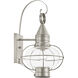 Newburyport 1 Light 21 inch Brushed Nickel Outdoor Wall Lantern