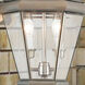 Georgetown 2 Light 20.75 inch Brushed Nickel Outdoor Wall Lantern