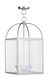 Milford 4 Light 13 inch Brushed Nickel Chain Lantern