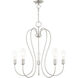 Lucerne 5 Light 24 inch Brushed Nickel Chandelier Ceiling Light