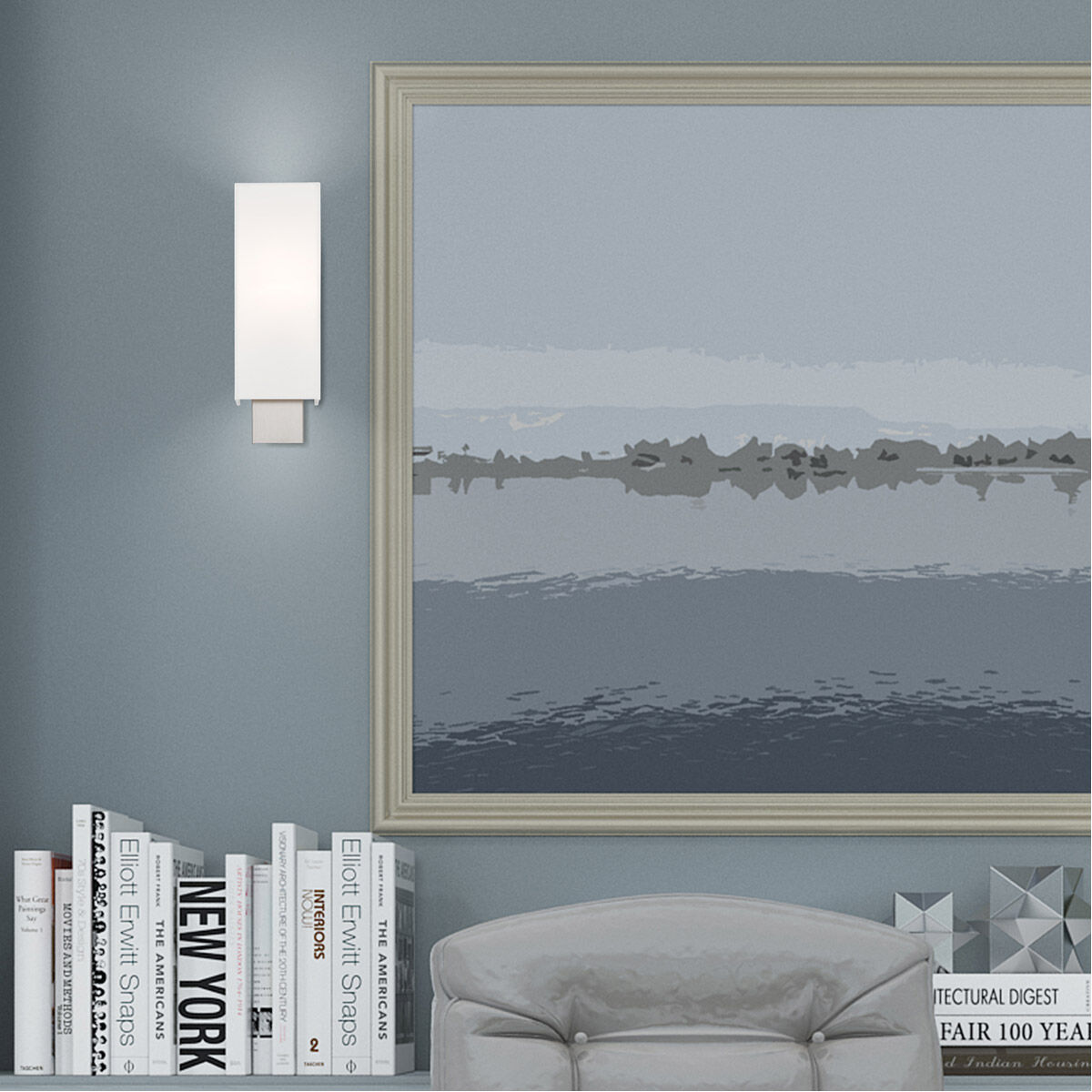 Clark 1 Light 5 inch Brushed Nickel ADA ADA Wall Sconce Wall Light